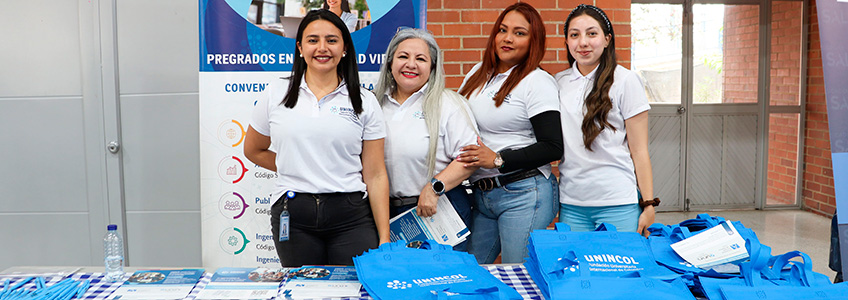 UNINCOL presenta su oferta académica en la feria universitaria «Yo Quiero Ser: ¡Proyéctate, Atrévete, Elige!»